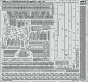 Eduard 53253 USS CV-10 Yorktown safety nets &amp;amp; railings 1/350 TRUMPETER – zdjęcie 2