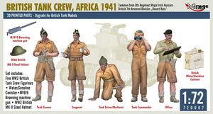 Mirage Hobby 720007 British Tank Crew, Africa 1941 1/72 – image 3