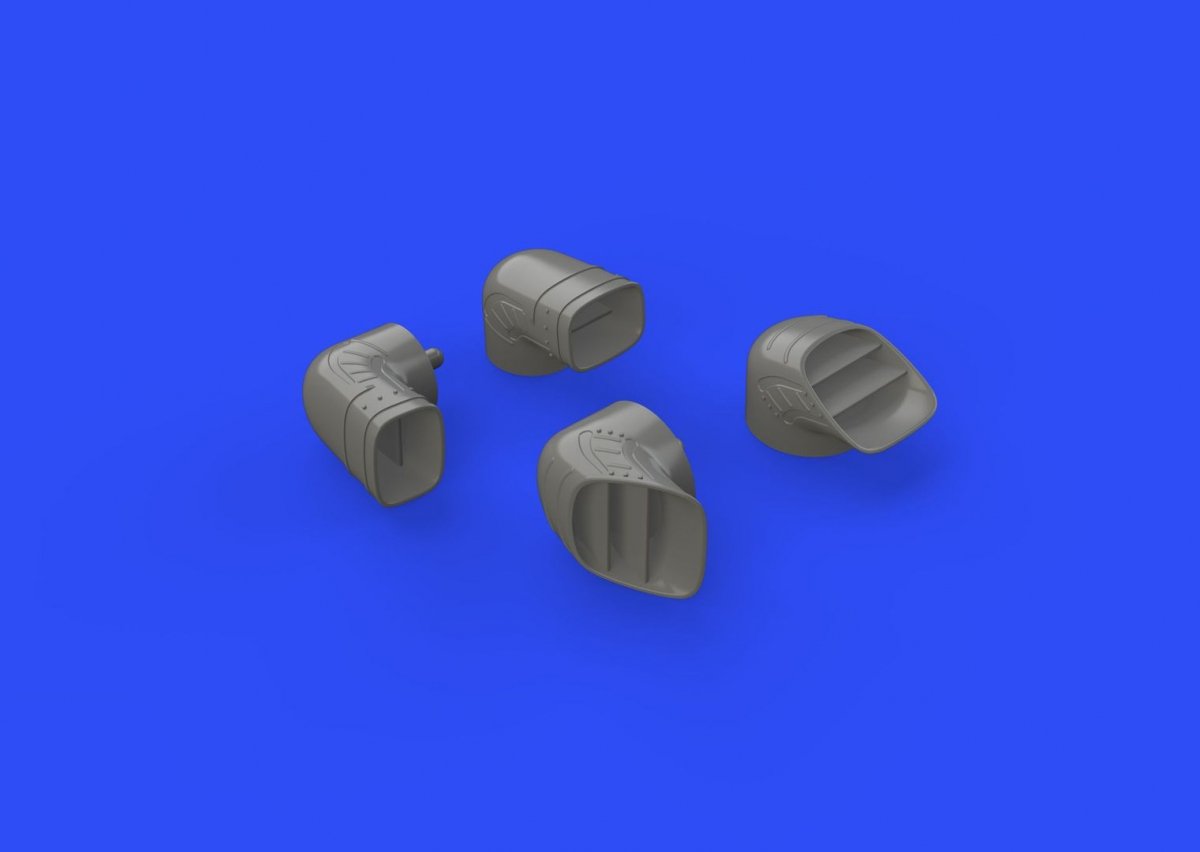 Eduard 648267 Harrier GR Mk.7/9 exhaust nozzles EDUARD, HASEGAWA 1/48 – zdjęcie 5