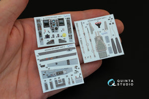 Quinta Studio QD32022 MiG-29SMT 3D-Printed &amp;amp; colored Interior on decal paper (for Trumpeter kit) 1/32 – image 3