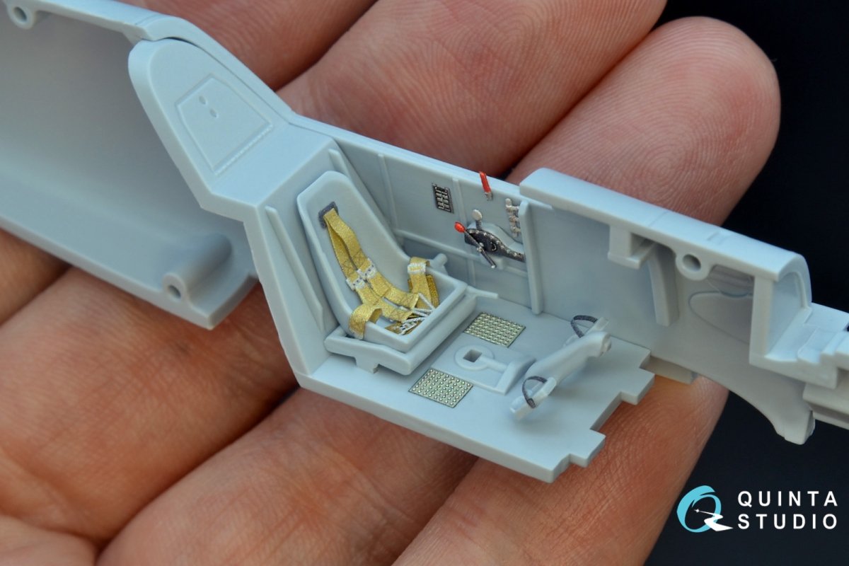 Quinta Studio QD48177 Bf 109E 3D-Printed &amp;amp; coloured Interior on decal paper (for Airfix kit) 1/48 – zdjęcie 6