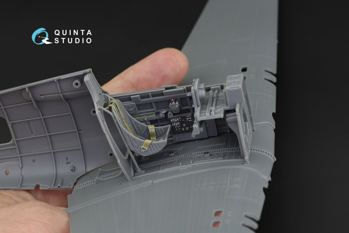 Quinta Studio QD32132 P-40B 3D-Printed &amp;amp; coloured Interior on decal paper (GWH) 1/32 – zdjęcie 10