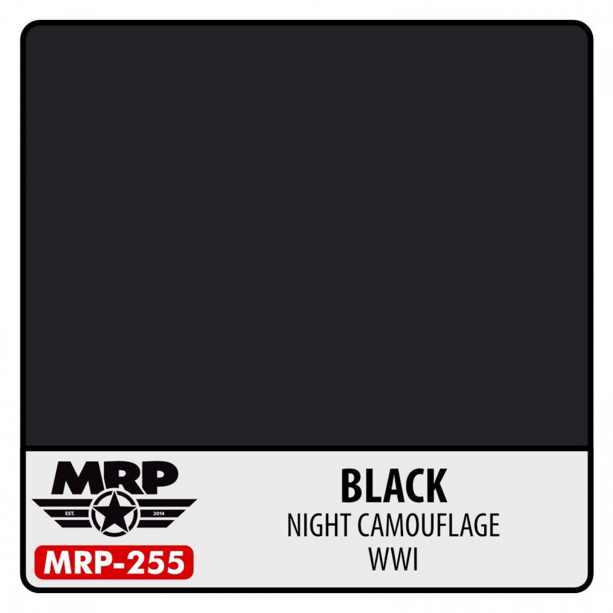 Peinture Mr. Paint MRP-255 Noir Camouflage Nuit Première Guerre mondiale 30 ml