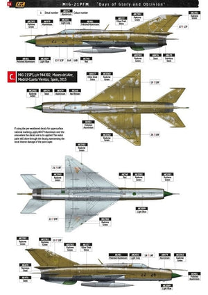 AK Interactive AK148003 MiG-21PFM Days of Glory and Oblivion 1/48 – zdjęcie 5