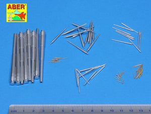 Aber 200L-04 Set of barrels for Bismarck 380mm x 8, 150mm x 12, 105mm x 16 37mm x 16, 20mm x 22 1/200 – image 2