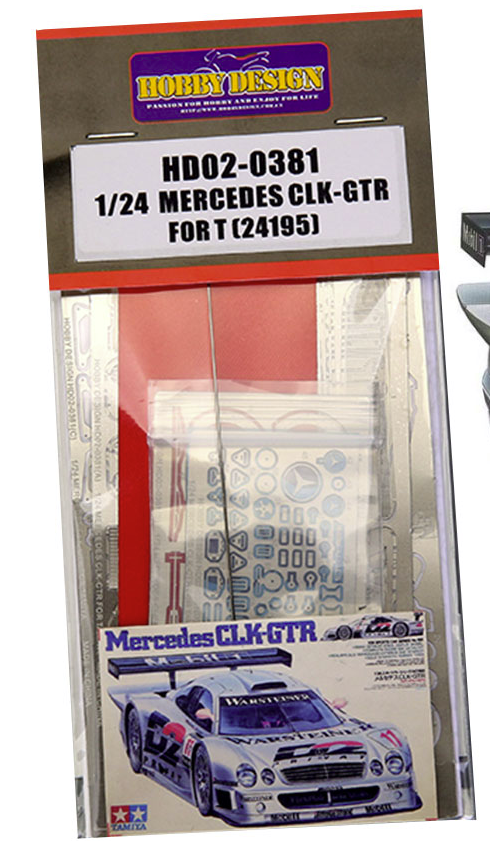 Hobby Design HD02-0381 Photoetch Detail-Up Set for Mercedes CLK-GTR Tamiya 24195 1/24