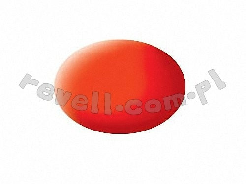Revell 36125 Pomarańczowy Świecący - Luminous Orange mat Aqua Color 18 ml