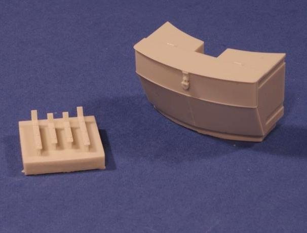 Panzer Art RE35-163 Stowage bin for Tiger I tank (502&amp;amp;503 sPzAbt.) 1/35