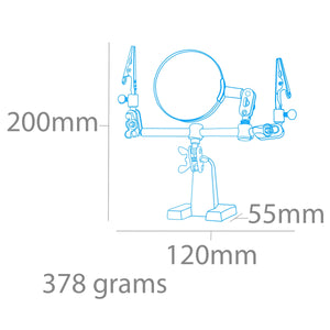 Modelcraft PCL2228 Helping Hands &amp;amp; Glass Magnifier – zdjęcie 5