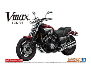 Aoshima 06313 Yamaha 5GK Vmax &amp;#39;04 with Custom parts 1/12
