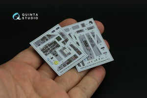 Quinta Studio QDS-32142 MiG-29 9-13 Fulcrum C 3D-Printed &amp;amp; coloured Interior on decal paper (Trumpeter) (Small version) 1/32 – zdjęcie 2