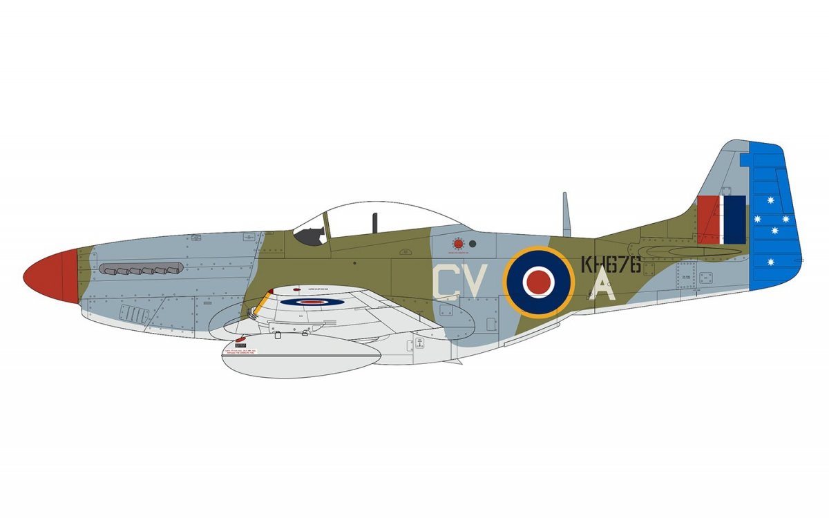 Airfix 05137 North American Mustang Mk.IV™ 1/48 – zdjęcie 2