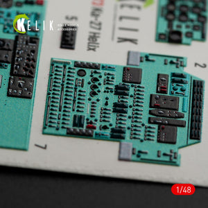 KELIK K48073 Ka-27 Helix interior 3D decals for HobbyBoss kit 1/48 – zdjęcie 4