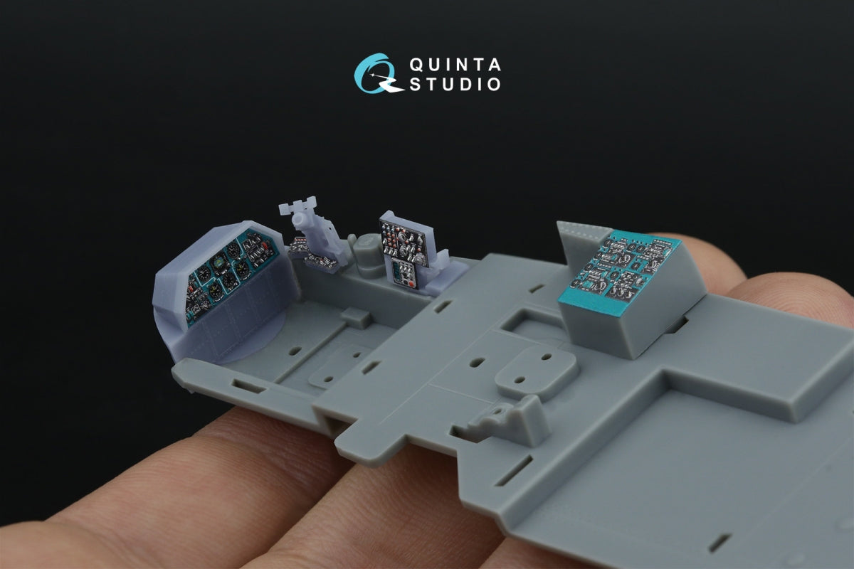 Quinta Studio QDS+48516 Mi-24P Hind-F 3D-Printed coloured Interior on decal paper (Trumpeter) (small version) (with 3D-printed resin parts) 1/48 – zdjęcie 9
