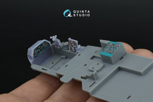 Quinta Studio QDS+48516 Mi-24P Hind-F 3D-Printed coloured Interior on decal paper (Trumpeter) (small version) (with 3D-printed resin parts) 1/48 – zdjęcie 9