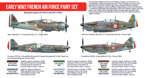 Hataka HTK-AS16 Early WW2 French Air Force paint set (6x17ml) – zdjęcie 2