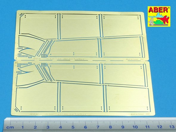 Aber 35A041 Osłony boczne do Jagdtiger 1/35 – zdjęcie 2
