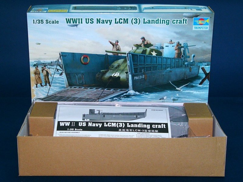Trumpeter 00347 WWII US Navy LCM (3) Landing 1/35 – zdjęcie 2