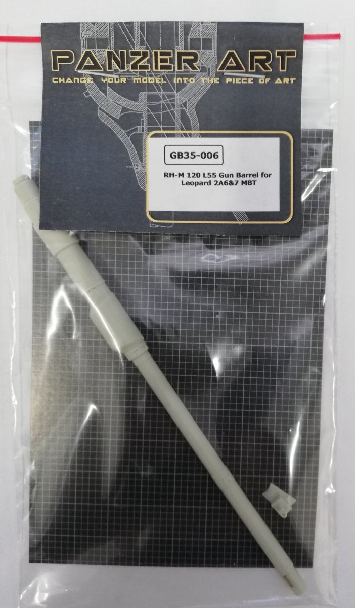 Panzer Art GB35-006 Rh-M 120 L55 Gun barrel for Leopard 2A6&7 MBT 1/35