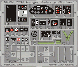 Eduard 32524 TBF-1 interior 1/32 TRUMPETER – zdjęcie 2