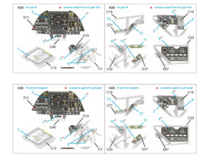 Quinta Studio QDS-48583 Westland Lysander Mk.III 3D-Printed &amp;amp; colored Interior on decal paper (Airfix) (small version) 1/48 – image 7
