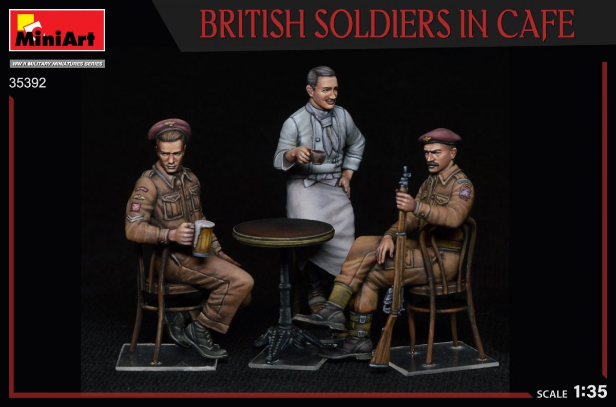 MiniArt 35392 BRITISH SOLDIERS IN CAFE 1/35 – image 3