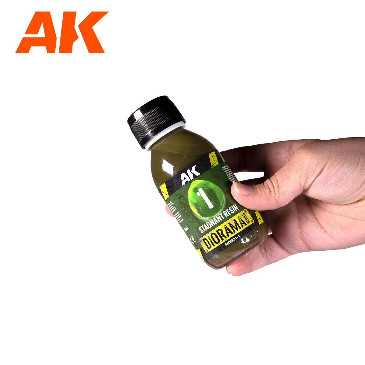 AK Interactive AK8231 RESIN STANDING WATER – 2 COMPONENTS EPOXY RESIN 180ML – zdjęcie 2
