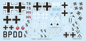 Exito ED48004 DECALS Luftwaffe Ground Attackers vol.1 - Ju 87 D-3, Hs 129, Fw 190F-8 1/48 – zdjęcie 2