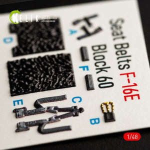 KELIK K48060 F-16E DESERT VIPERS BLOCK 60 INTERIOR 3D DECALS FOR KINETIC KIT 1/48 – zdjęcie 3