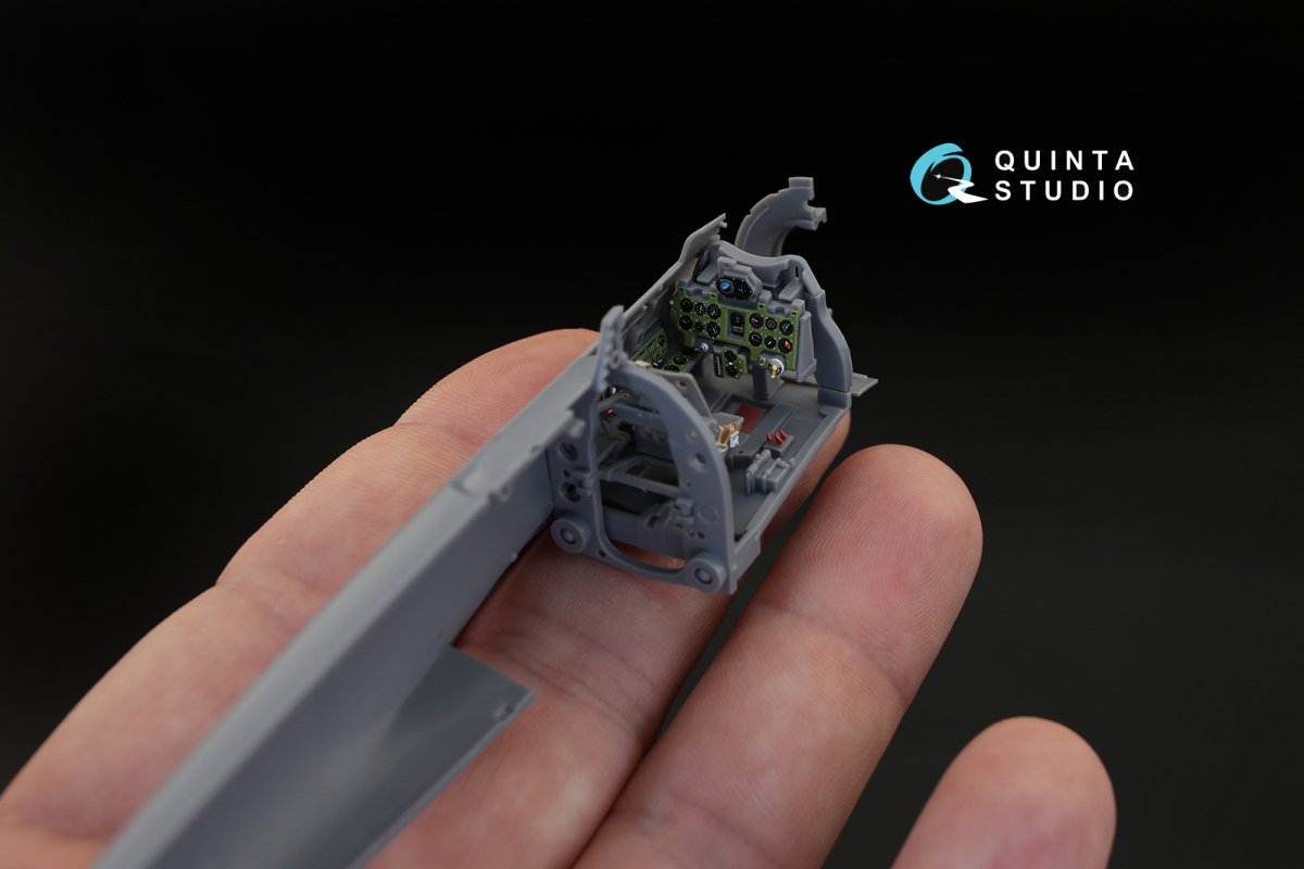Quinta Studio QD48123 A6M3 3D-Printed &amp;amp; colored Interior on decal paper (for Tamiya kit) 1/48 – image 5