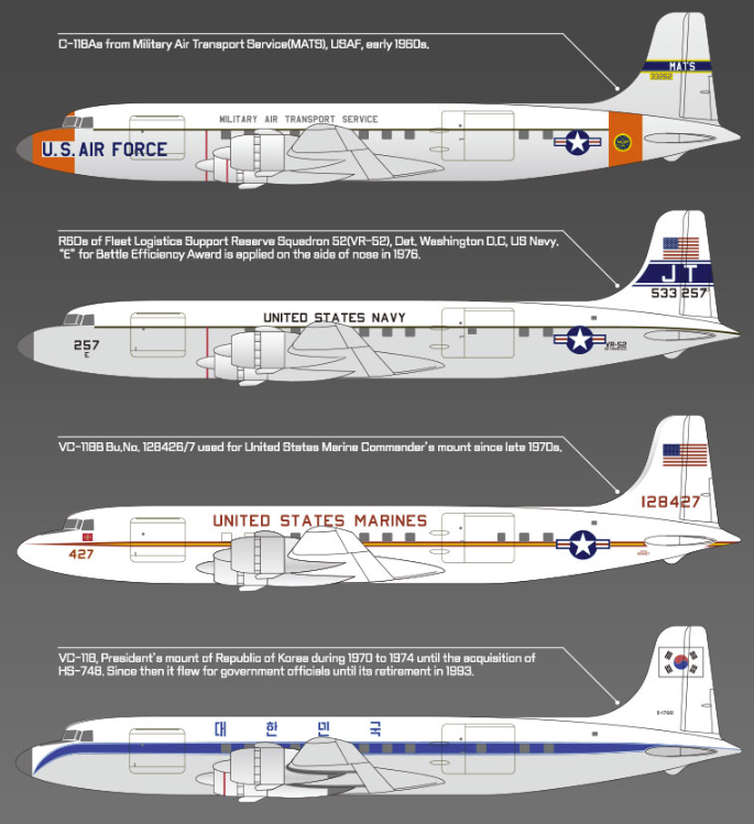 Academy 12634 USAF C-118 Liftmaster 1/144 – zdjęcie 4
