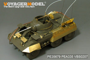 Voyager Model PE35679 WWII US M8 light armored car basic(B ver include Gun barrel）(For TAMIYA 35228) 1/35 – zdjęcie 4