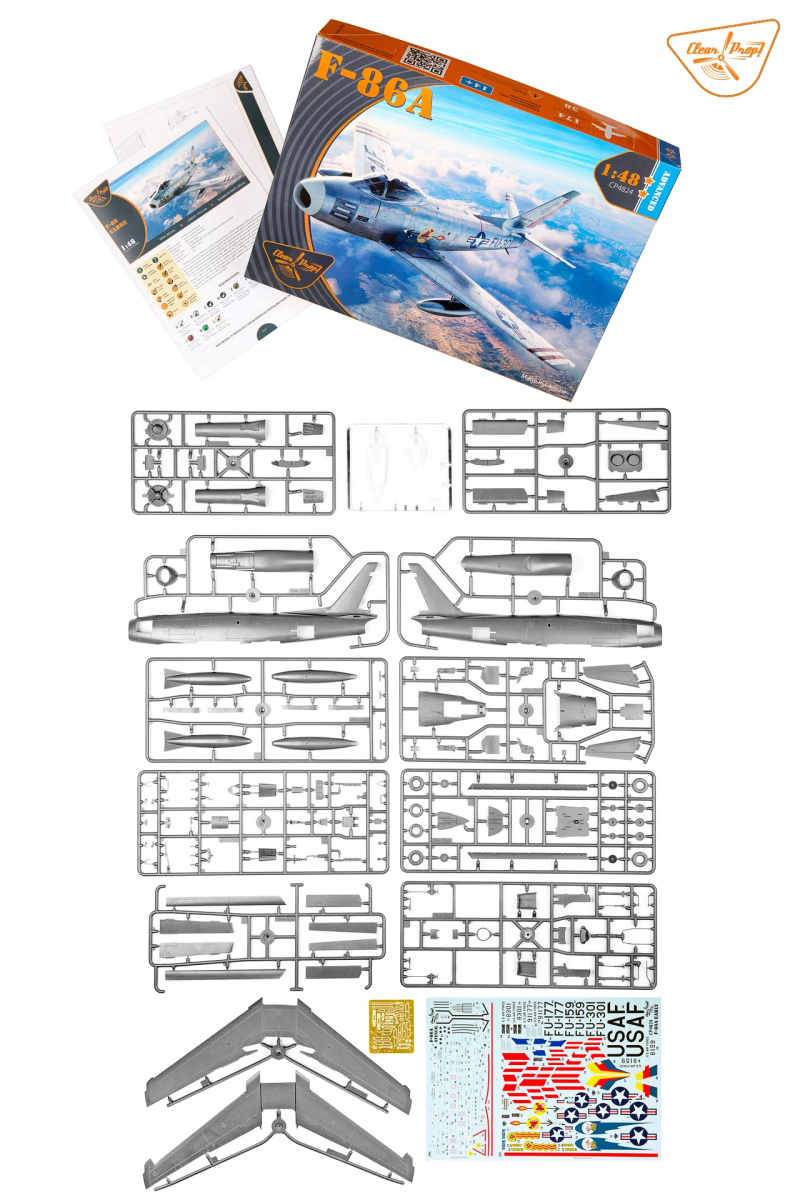 Clear Prop! CP4824 F-86A Sabre ADVANCED KIT 1/48 – zdjęcie 3