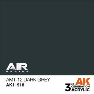 AK Interactive AK11918 AMT-12 DARK GRAY – AIR 17ml