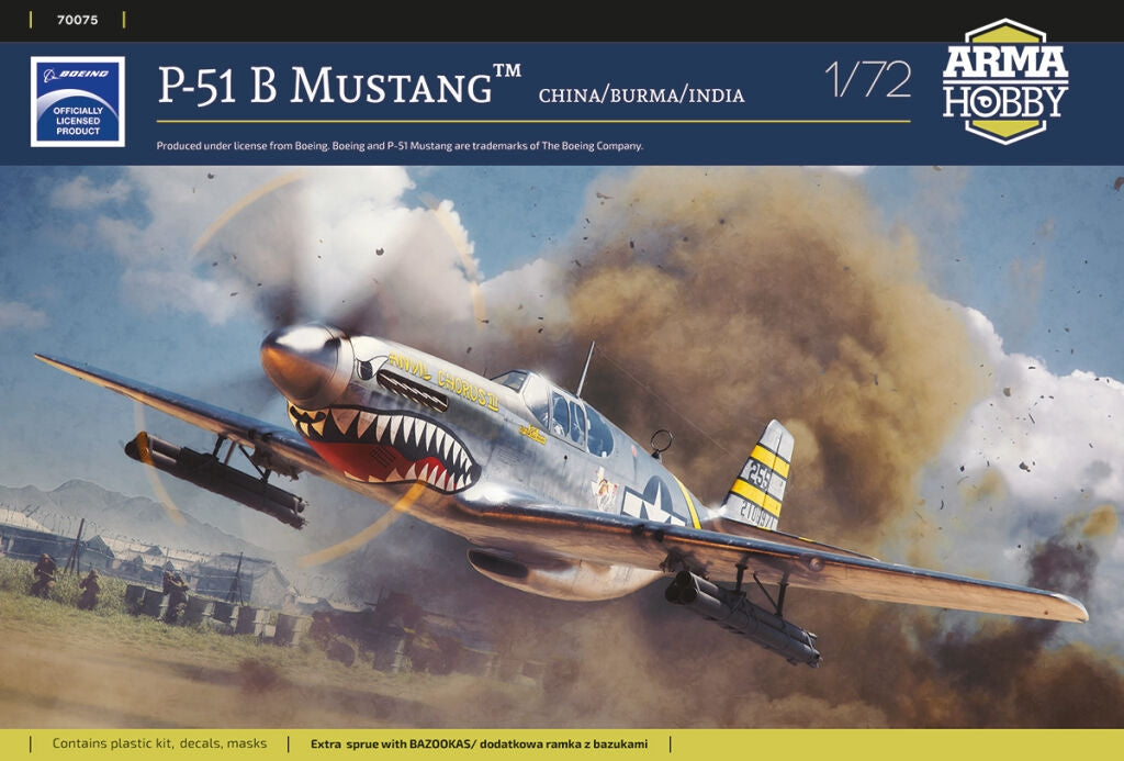 Arma Hobby 70075 P-51B Mustang Chine, Birmanie, Inde 1/72 – image 2