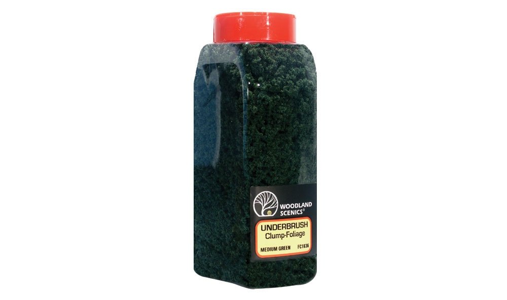 Woodland Scenics WFC1636 Medium Green Underbrush 1L – zdjęcie 2