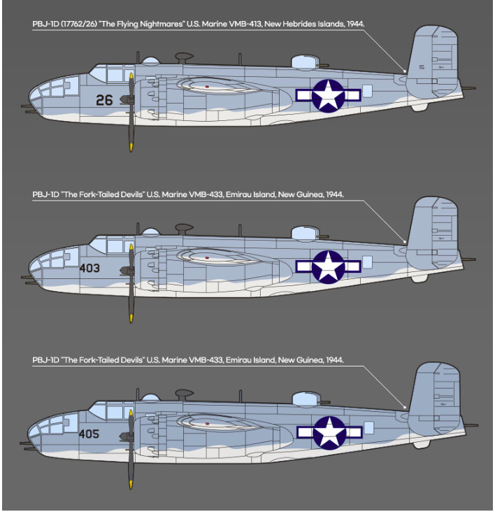 Academy 12334 USMC PBJ-1D B-25 Mitchell 1/48 – zdjęcie 6