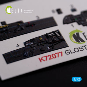 KELIK K72077 Gloster Meteor F.8 interior 3D decals for Airfix kit 1/72 – zdjęcie 7