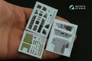 Quinta Studio QD32101 F/A-18C Early 3D-Printed &amp;amp; coloured Interior on decal paper (for Academy kit) 1/32 – zdjęcie 2