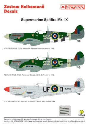 Techmod 32044 - Supermarine Spitfire IX 1/32 – imagen 2