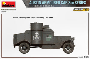 MiniArt 39012 AUSTIN ARMOURED CAR 3rd SERIES: FREIKORPS SERVICE. INTERIOR KIT 1/35 – zdjęcie 6