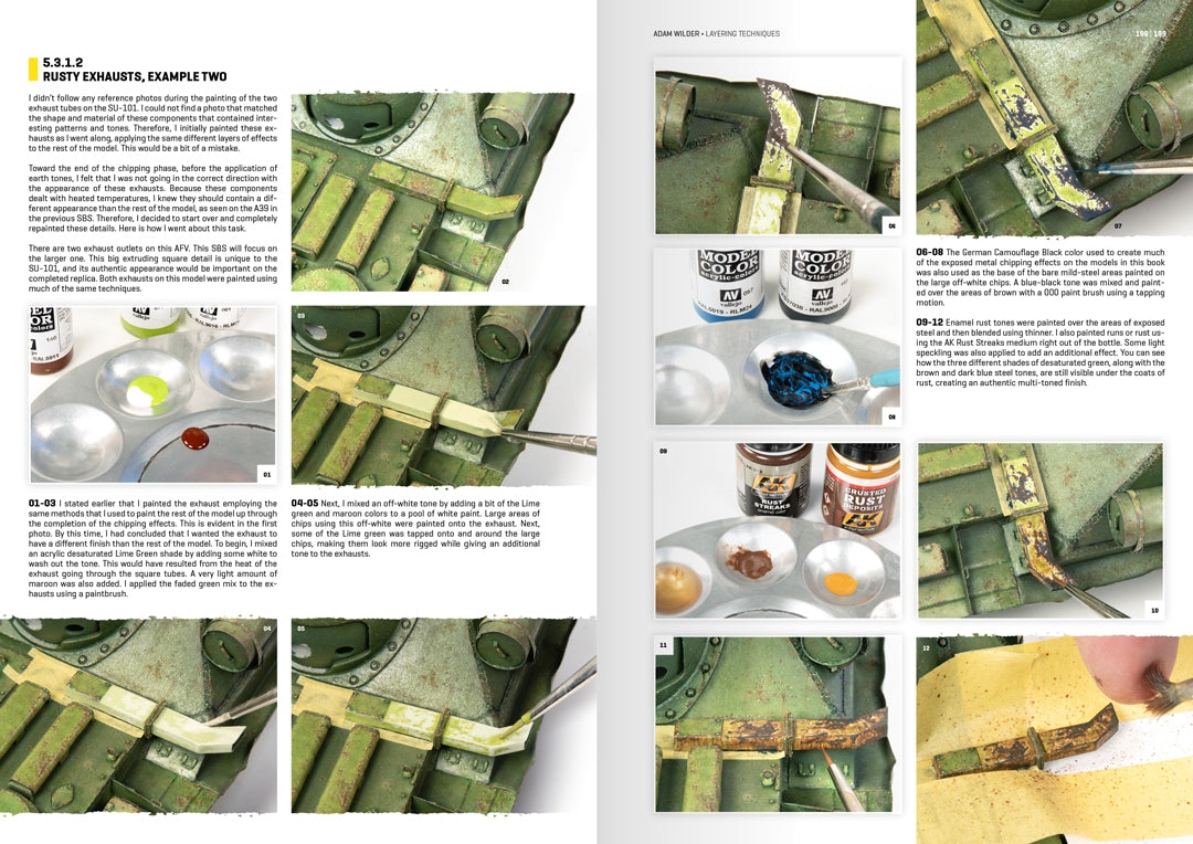 AK Interactive AK130009 ADAM WILDER – MODELING THEORETICAL SOVIET SUBJECTS OF THE GREAT PATRIOTIC WAR – LAYERING TECHNIQUES (English) – image 10