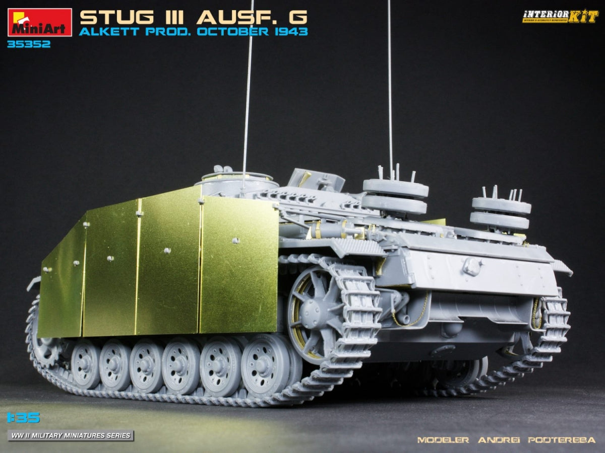 MiniArt 35352 STUG III AUSF. G ALKETT PROD. OCTOBER 1943 INTERIOR KIT 1/35 – zdjęcie 5