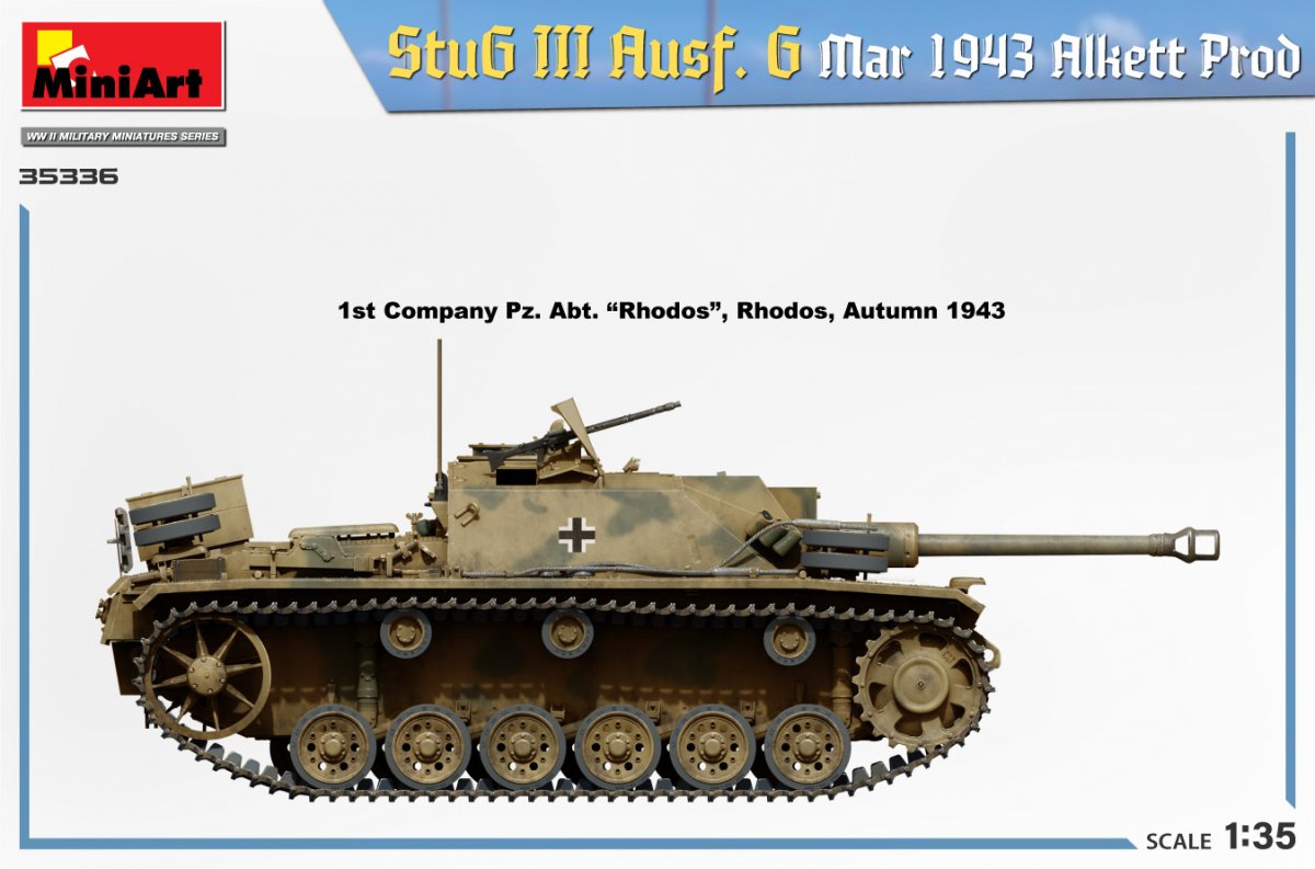 Mini Art 35336 StuG III Ausf. G Mar 1943 Alkett Prod 1/35 – zdjęcie 5