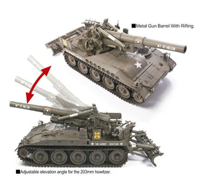 AFV Club 35337 ROCA M110A2 203mm howitzer 1/35 – zdjęcie 4