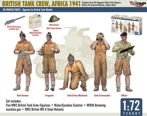 Mirage Hobby 720007 British Tank Crew, Africa 1941 1/72 – image 2