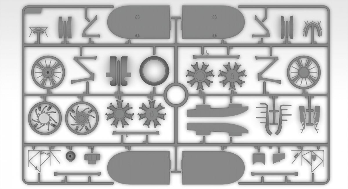 ICM 32020 Fiat CR.42 Falco WWII Italian Fighter 1/32 – zdjęcie 6