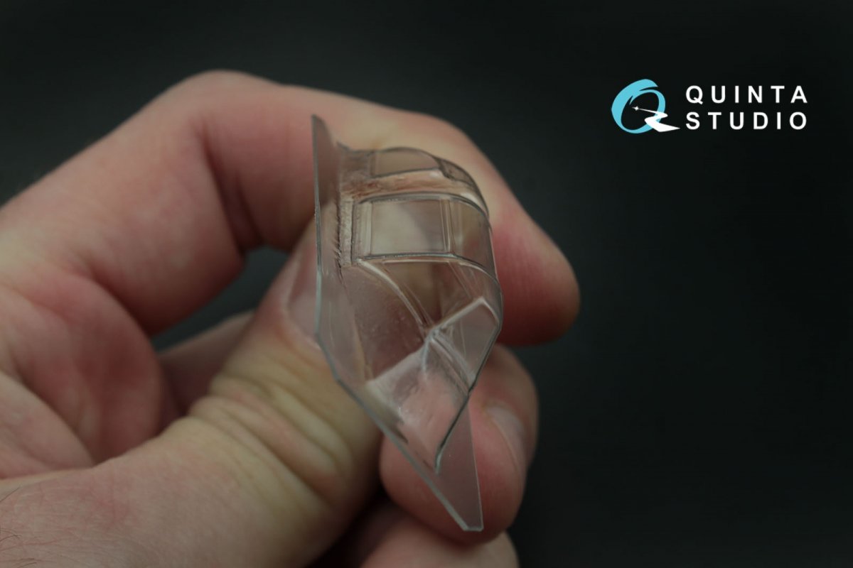 Quinta Studio QC48005-S La-5 vacuformed clear canopy 1 pcs (for Zvezda kit) 1/48 – zdjęcie 5