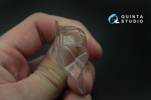 Quinta Studio QC48005-S La-5 vacuformed clear canopy 1 pcs (for Zvezda kit) 1/48 – zdjęcie 5