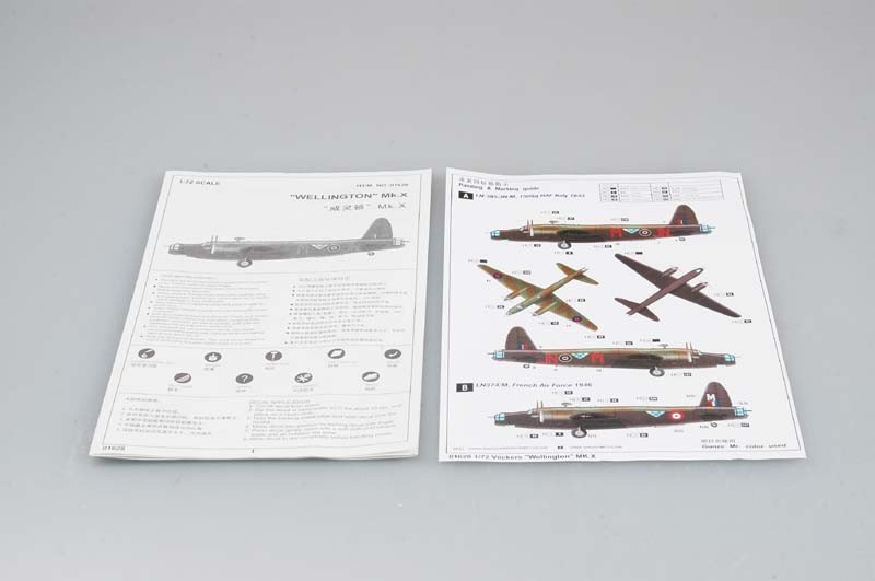 Trumpeter 01628 Vickers Wellington Mk X 1/72 – zdjęcie 4